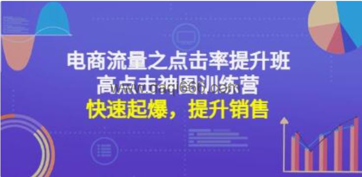 《电商流量之点击率提升班+高点击神图训练营》快速起爆，提升销售！