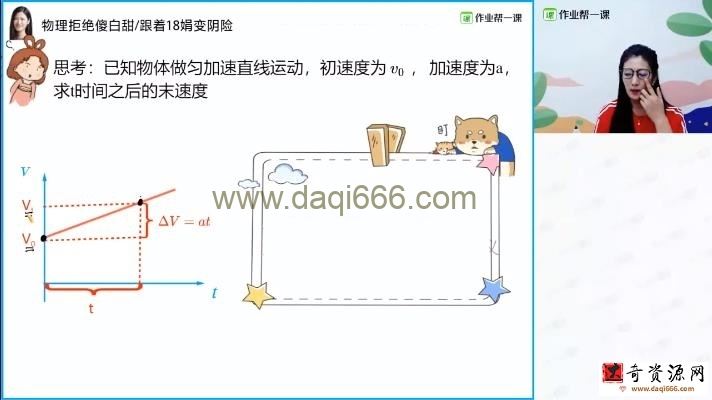 彭娟娟 高一物理必修一基础篇 大招救命包