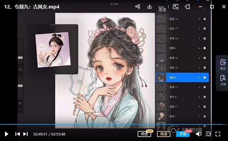 佳儿新春Q版头像专题班2022年2月【画质高清有笔刷】