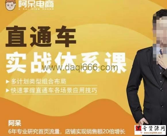 直通车实战体系课：多计划类型组合布局快速掌握直通车各场景应用技巧