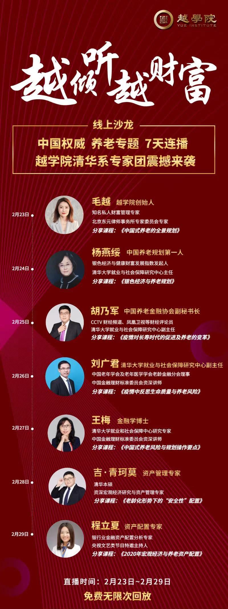 【《越学院-权威专家七个维度话养老》】