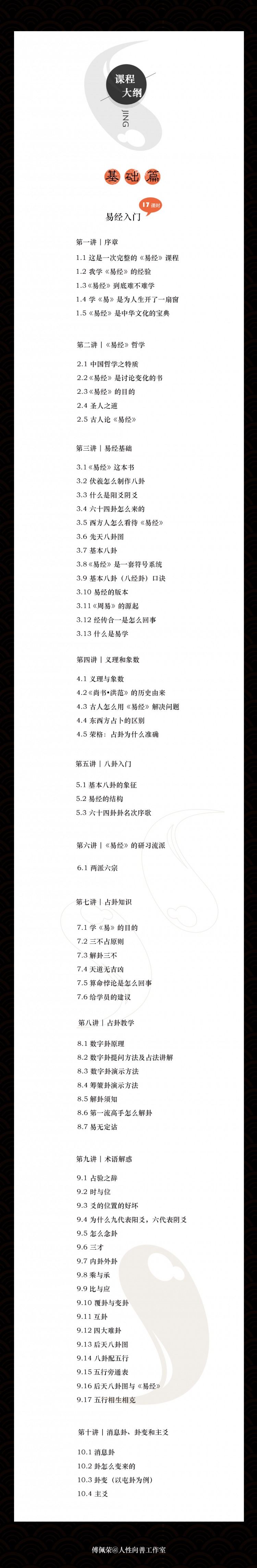 【《傅佩荣-《易经》私塾课》】