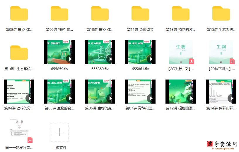 【2020秋目标清北】高三生物秋季轮复习(下)直播班 周云