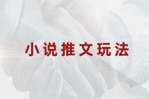 小说推文玩法
