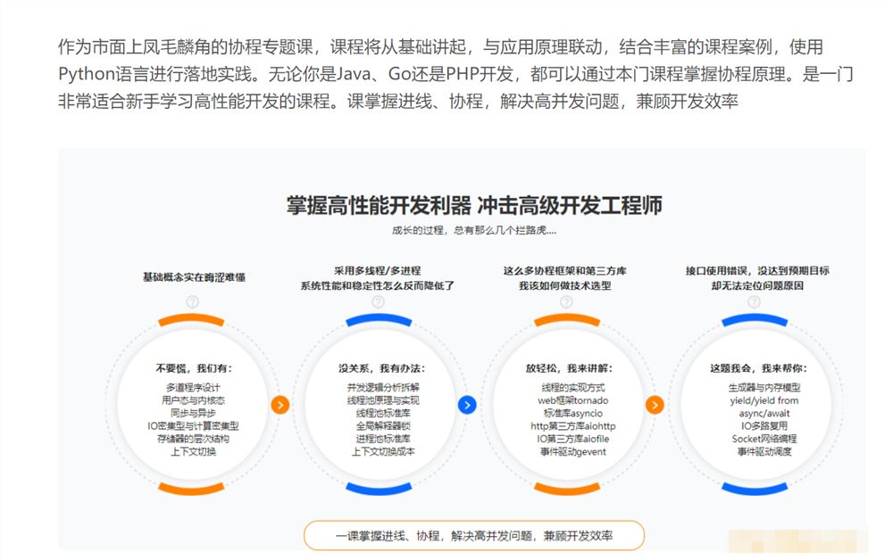 协程原理从入门到精通 每个后端开发都需要掌握的高性能开发技术