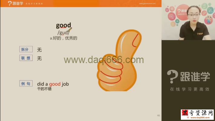 跟谁学陈君魔法英语单词拆分进阶课（完结）