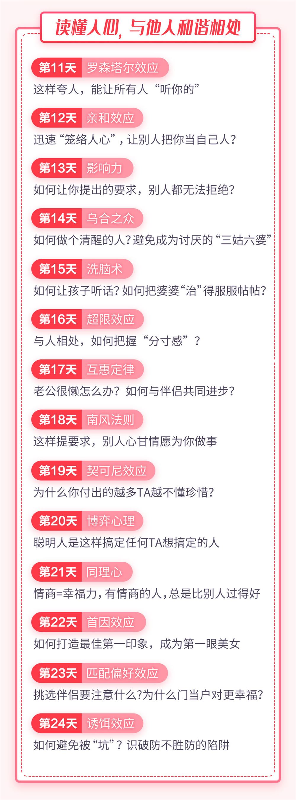 【完结】30个心理学知识小妙招 ‭ 音频课