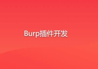 Burp插件开发