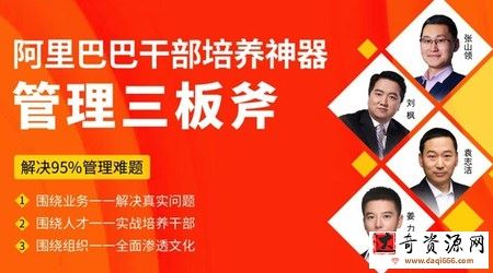 管理三板斧－－阿里干部培养神器