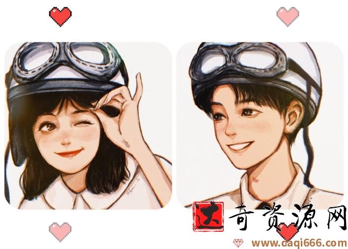 【雀斑儿-chn】2021年2月iPad插画少女头像线稿课【画质高清有素材】