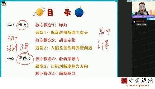 2022高一物理暑假何连伟尖端班
