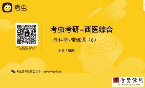 2022考虫考研西医外科学