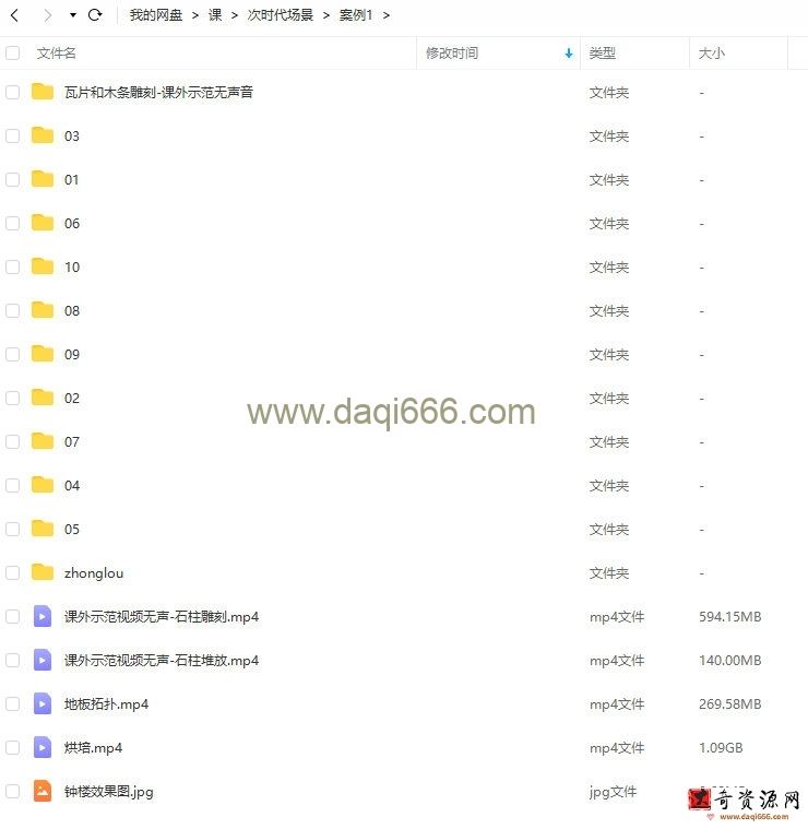 次时代场景建模全流程2020年【画质高清有大部分素材】
