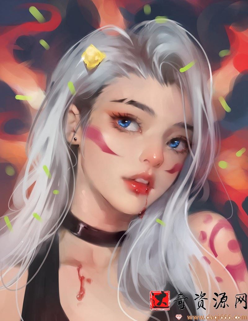【黑妹】2020年9月Black sister人物插画第一期【画质高清有笔刷】