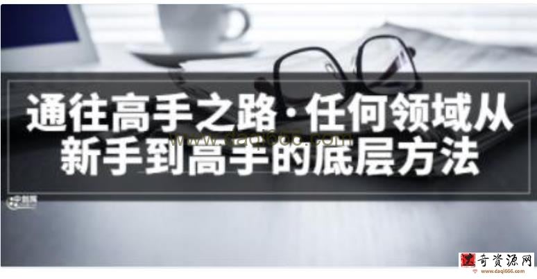 粥左罗《通往高手之路》任何领域从新手到高手的底层方法