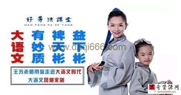 王芳 好芳法 大语文20集