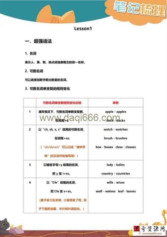 褚帅皮卡褚超新概念语法写作强化营（褚连一）（完结）