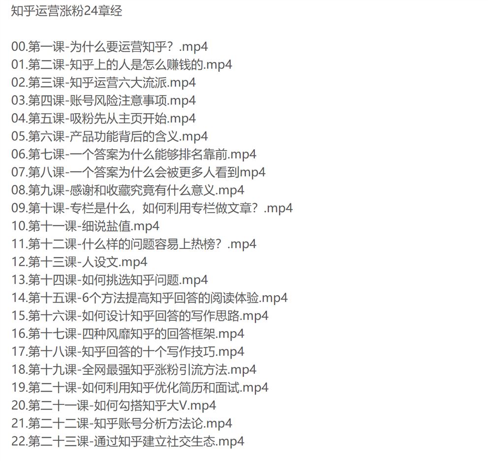 知乎实战训练营