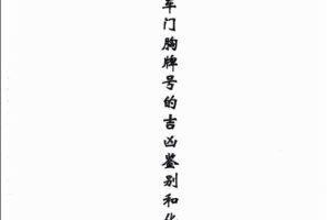 汤细加《车门胸牌号的吉凶鉴别与化解》pdf200页