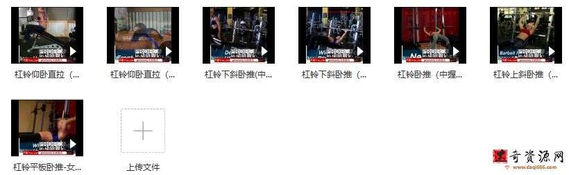 胸部-杠铃健身-女性
