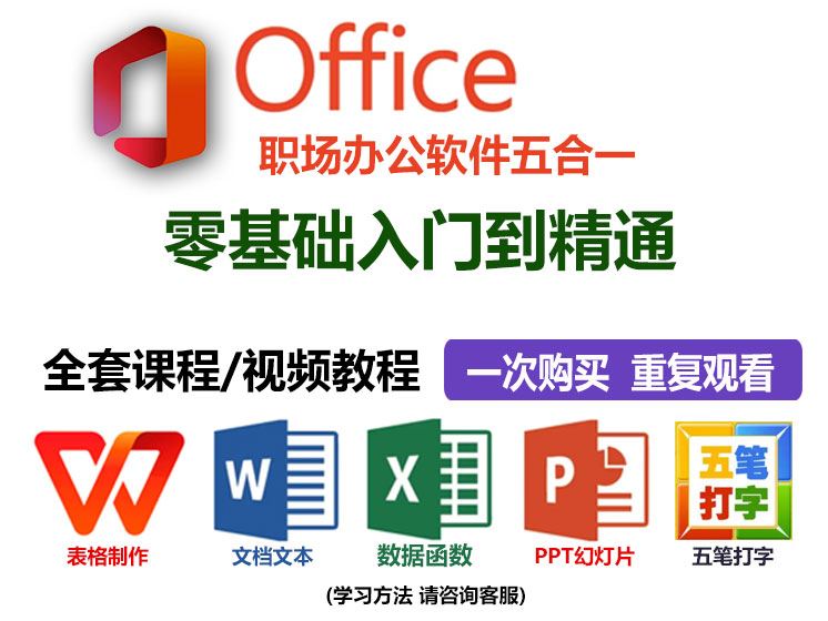 《抖音易知课堂-职场办公软件五合一》]