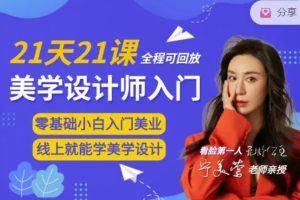 【宁美莺老师美学设计师入门】脸部美学设计师入门课