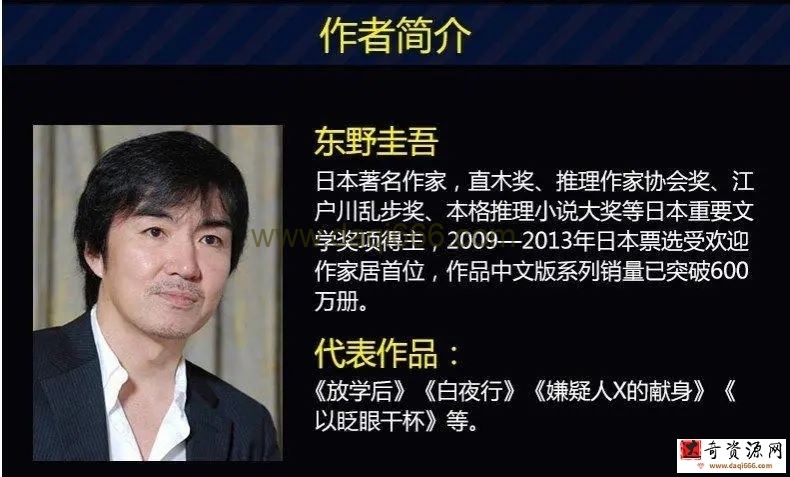东野圭吾推理系列