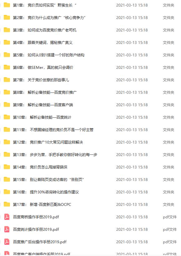 周周老师百度SEM竞价员实战超神指南