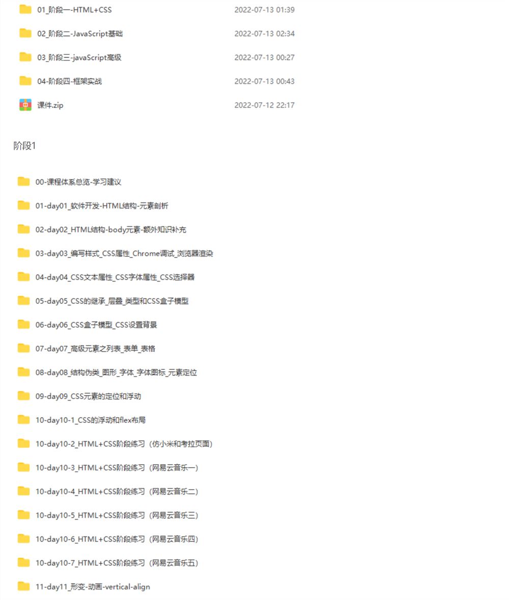 WEB前端线上系统课(20k+标准)-2022年-重磅首发-无秘更新至833集day47
