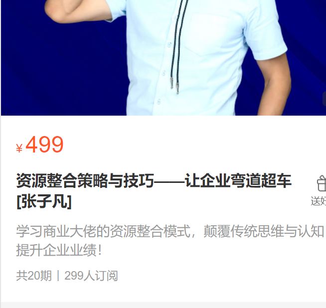 资源整合策略与技巧——让企业弯道超车[张子凡]】