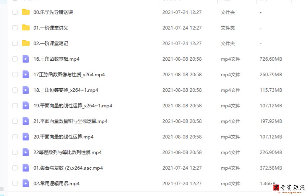 2022高考数学 王嘉庆高考数学全程班一二阶段课程视频百度云下载