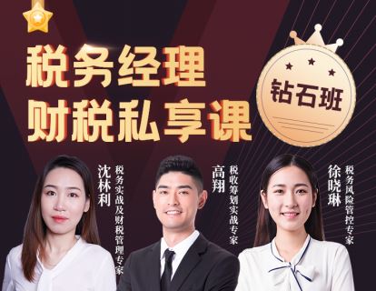 《中国会计视野-税务经理财税私享课【钻石班】》