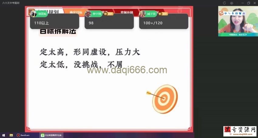 2022初三中考语文 暑假冲顶班 杨荷