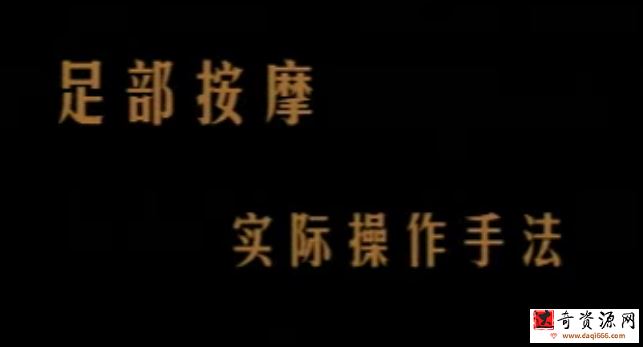 足疗：陈炳乐中医足疗教程