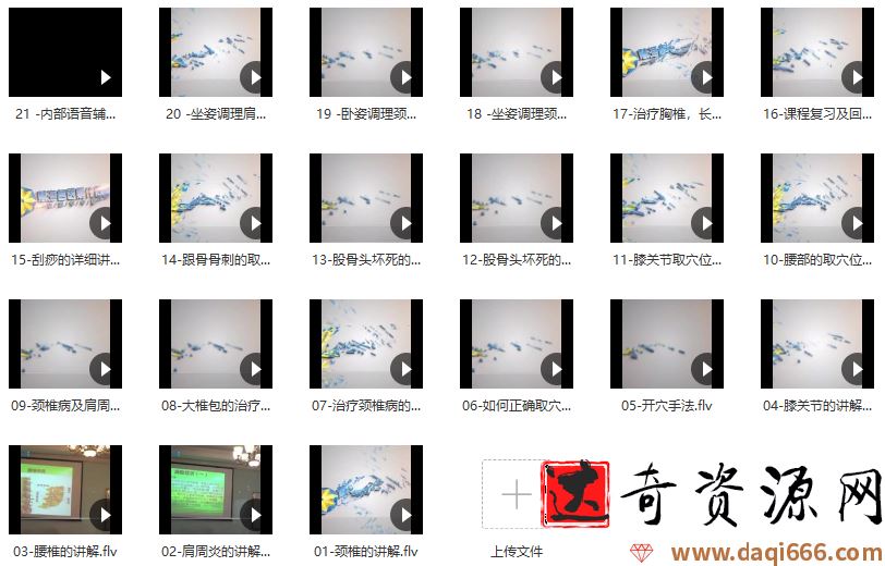 张氏祖传点穴正骨~张志良21课视频