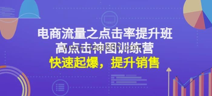 电商流量之点击率提升班+高点击神图训练营：快速起爆，提升销售