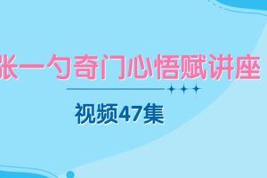 张一勺奇门心悟赋讲座视频47集
