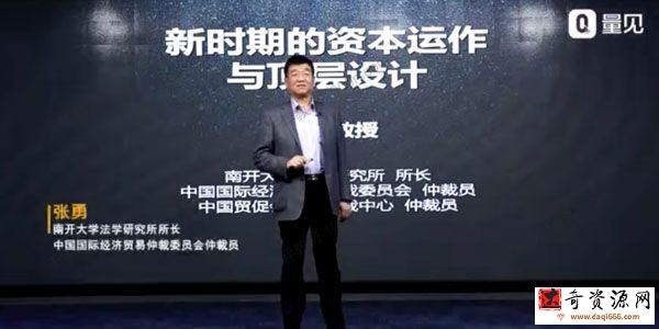 量见-张勇《新时期的资本动作与顶层设计》