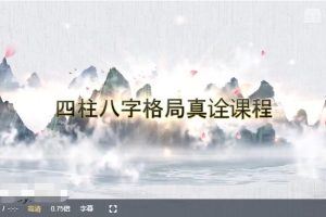 赵磊《四柱格局真诠》60集