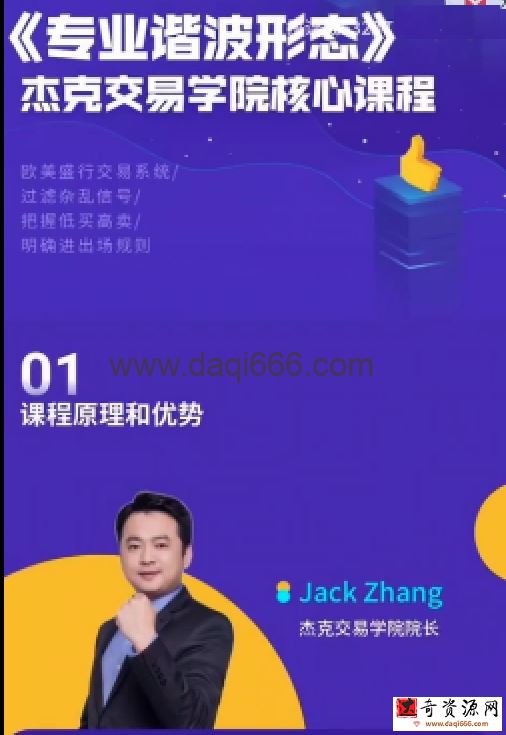 杰克交易学院JTA专业谐波形态