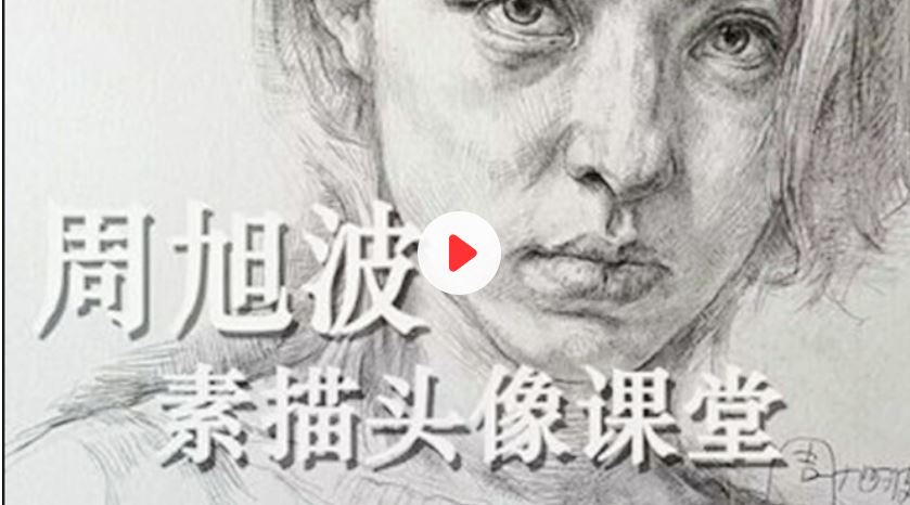 周旭波2022素描头像视频课程