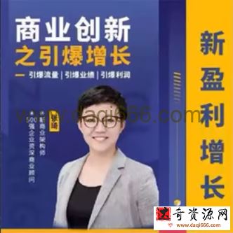 张琦商业创新之引爆利润增长,引爆流量
