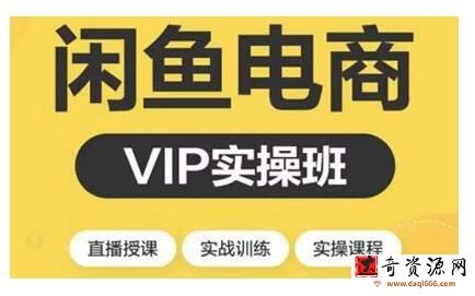 2021闲鱼副业月入过万进阶课程，掌握闲鱼电商所需的各项技能【视频课程】