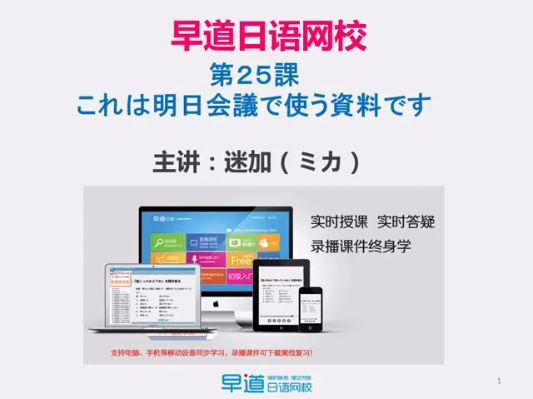 日语网校 迷加老师 日语初级下 视频教程 教学视频