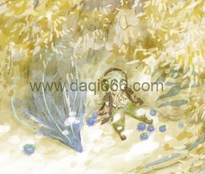 苍有关古风花卉动物水彩风插画课【画质高清有笔刷素材】