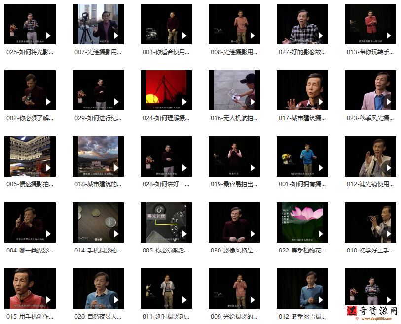 杨晓利摄影课程拥有大师级的摄影思维：搞定相机手机无人机