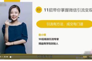 精准引流术：11招引流实战方法，让你私域流量加到爆（11节课完整)