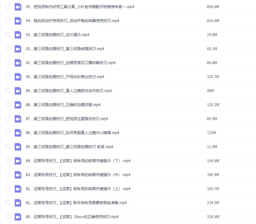 【短视频抖店蓝海暴利区】【❤课程更新❤】 《R60小叶老师手机摄影实战课》 限时会员