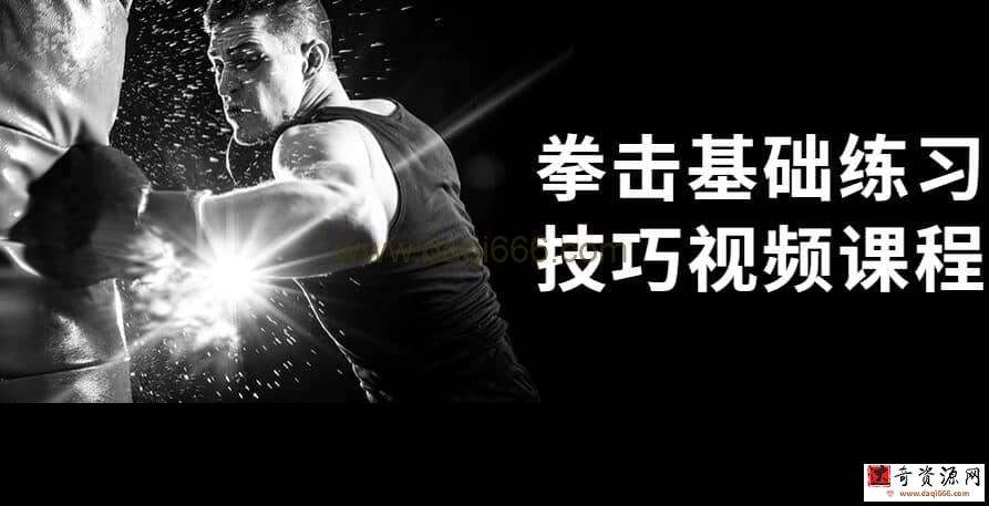 【拳击基础】拳击基础练习技巧视频课程