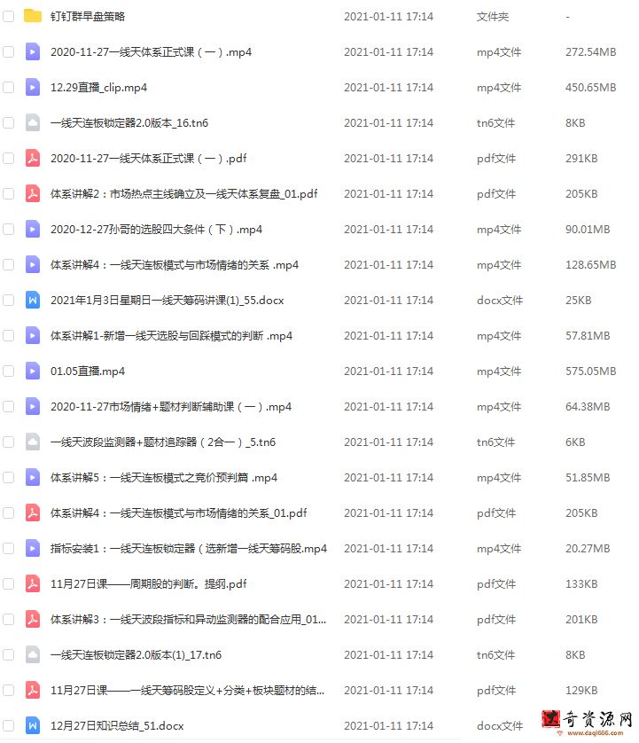 【一线天】体系养成计划 价值1999元